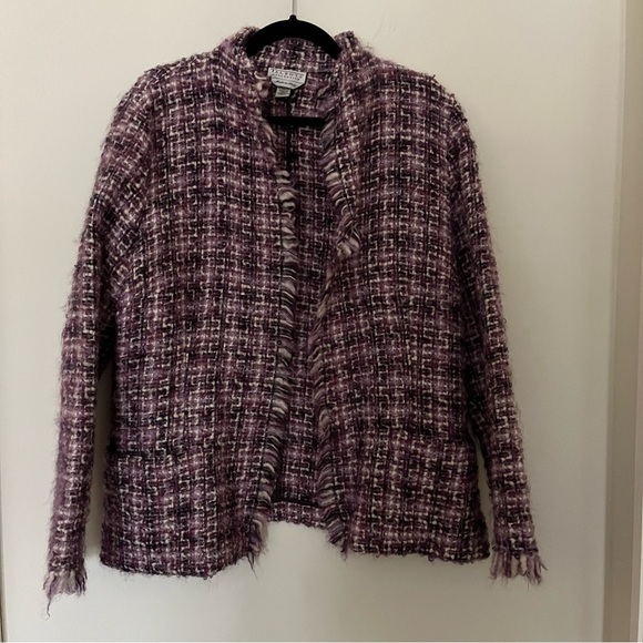 beautiful vintage wool mohair woven jacket - Picture 1 of 5